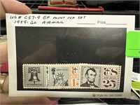 V57-9 MINT NH 1959-60 AIRMAIL STAMPS