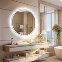 Illuminated Round Vanity Mirror