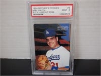 1994 MOTHERS COOKIES #3 MIKE PIAZZA RC PSA 9