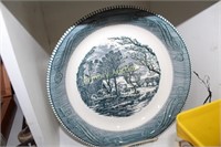 CURRIER AND IVES PLATTER