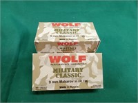 Wolf 9x18mm Makarov 95gr FMJ 50 rounds perbox 3