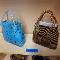 M222 Two glass purses