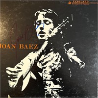 Joan Baez Autographed Album Cover