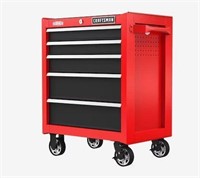 $269  CRAFTSMAN CFT 27-IN 5 Drwr Cabinet - Red