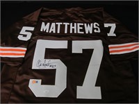 Clay Matthews Signed Jersey JSA COA