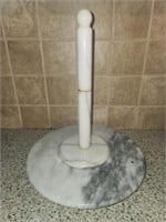 Marble paper towel hold and lazy susan