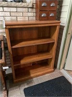 Modern fiberboard three-tier bookshelf, 12.5 x