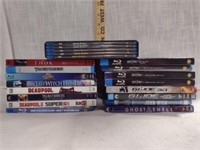 Var. Blu-Ray DVD Collection-Deadpool, HP, THOR