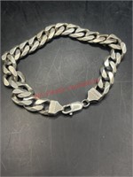 Heavy chunky Men’s Sterling 925 Bracelet (living