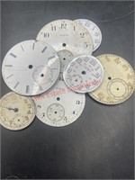 Elgin Watch face plate lot (living room)