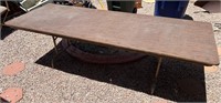 Wood / Metal Rectangular Table