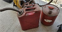 2 Metal Gas Cans