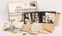 MIXED WWII PHOTOGRAPHS LETTERS & MORE