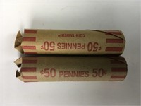 Lincoln Wheat Cent Rolls (2)