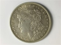 1921 Morgan Dollar  AU