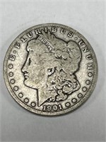 1901 Morgan Silver Dollar