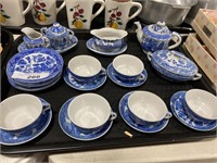 Blue Willow Children’s Tea Set.