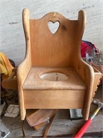 Beautiful Wood Potty Chair