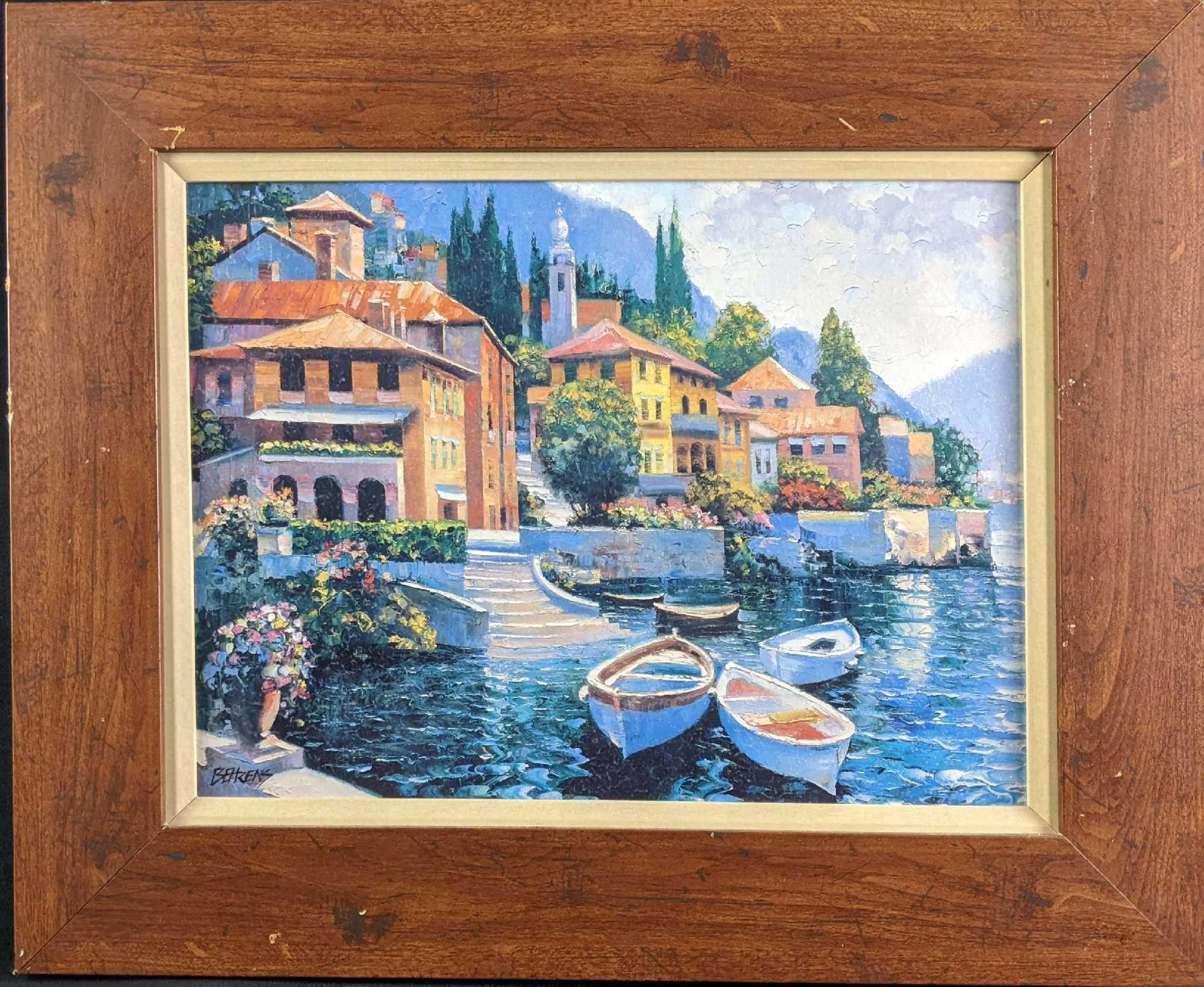 Embellished Framed Art Print by Howard Behrens