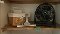 Small fan, baskets and squeeze