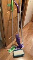 All cleaning tools in closet