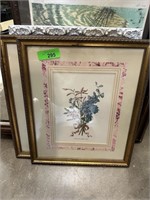 2PC FRAMED BOTANICAL PRINTS