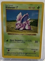 Pokemon Nidoran 55/102 Shadowless card