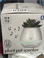 GEN TEK PLANT POT SPEAKER