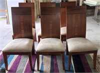 6 High Back Dining Chairs