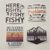 4 New Stickers- "Here Fishy Fishy..." & More
