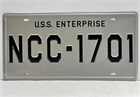U.S.S. Enterprise NCC-1701 Novelty License Plate