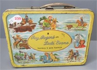 Roy Rodgers and Dale Evans vintage lunch box.