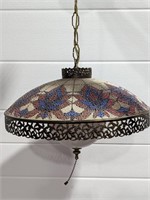 STAINED GLASS STYLE LIGHT FIXTURE