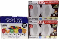 2-2pk LED Retrofit Kits & 60 pk Light