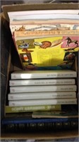Box lot of books including a Boy Scout manual