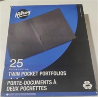 Qty.25 Hilroy Pocket Portfolios