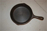 Unmarked Cast Iron Skillet 6 SK H
