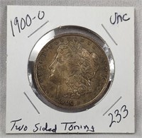 1900-O $1  BU – Two Sided Toning