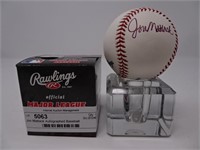 Jon Matlack Autographed Baseball