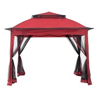 New  Basics Outdoor Patio Garden Pop Up Gazebo wit