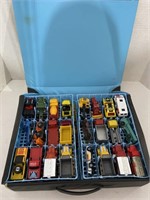 Matchbox Collectors Carry Case and Vehicles