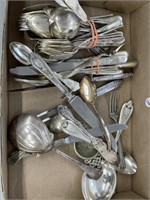Tray of Assorted SP Cutlery