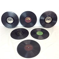 Lot of (6) Edison Records