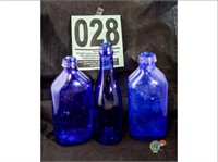 Blue Pharmacology Bottles
