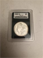 1885-O Morgan Dollar NGP MS 67