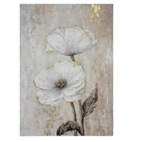 New Vertical Flower Oil Canvas 20X27.5