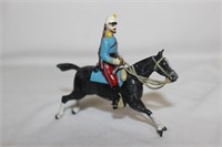 A Metal Horse with Rider