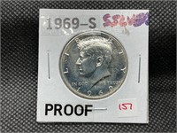 1969-S KENNEDY HALF DOLLAR