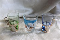 VINTAGE FLORIDA SHOTGLASSES (3)