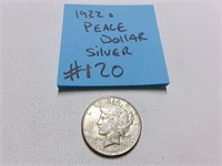 1922s SILVER PEACE DOLLAR